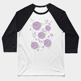 Lilac hydrangeas Baseball T-Shirt